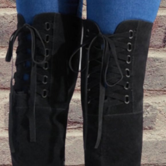 Malya Lace Up Over the Knee Boots - Picture 6 of 6